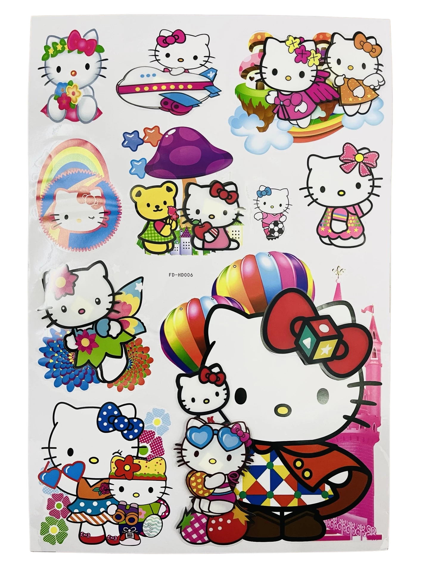 Autocollant mural enfant 3D